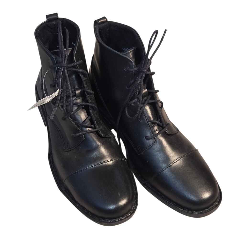 Born Ryker Cap Toe Boots Men's EU Size 43, US 9.5 or 10 Black, no box BM0019803